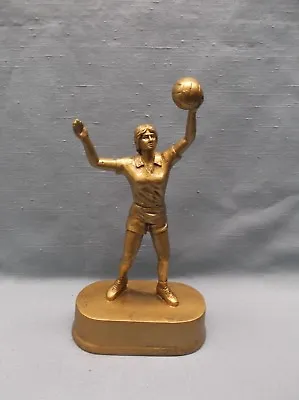 JDS72 Female VOLLEYBALL Statue Trophy  Resin Award Free Personalization • $4.99