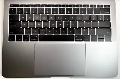 Macbook Pro 13  A1708 Palmrest Keyboard Battery Trackpad Gray Grade A- • $45