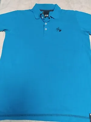 Jack Jones Polo Shirt Blue Size M • £7.99