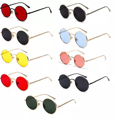 PEEKABOO Retro Vintage Round Steampunk Sunglasses Mens Womens - OZ STOCK! • $38