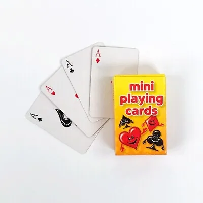 £1.75 • Buy 2 Packs Of Mini Playing Cards For £1-75, First Class Postage Paid.