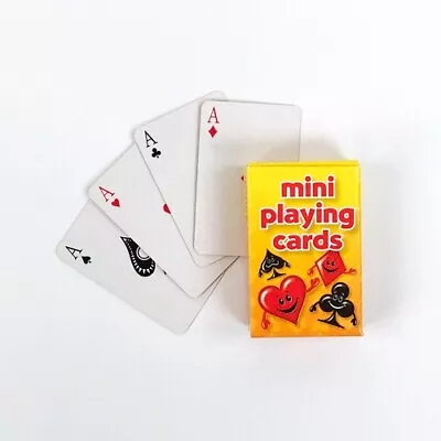 £1.75 • Buy 2 Packs Of Mini Playing Cards For £1-75, First Class Postage Paid.