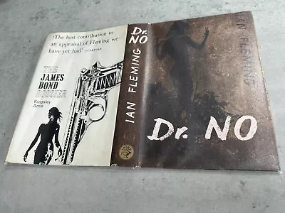 SUPERB Dr NO Dust Jacket CAPE FIRST EDITION/1st 1970 Ian Fleming James Bond 007 • £75