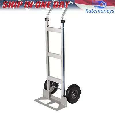 Aluminum Hand Truck Heavy Duty Hand Dolly Cart Horizontal Loop Handle Dolly Cart • $84