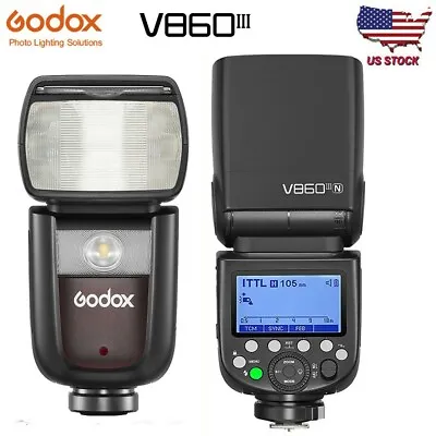 $195 • Buy US Godox V860III-N 2.4G TTL HSS Wireless Speedlite Flash Light For Nikon Camera