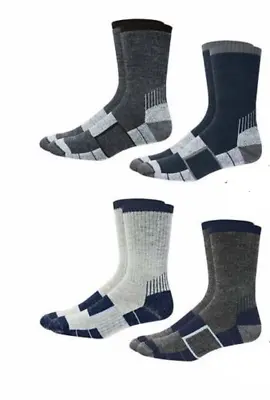 Kirkland Signature Men's Merino Wool Outdoor Hiking Trail Socks Pack 4 • $25.99