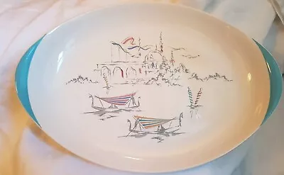 Royal Doulton ‘Venetian Scenes’ Pattern Large Oval Serving Platter • £20