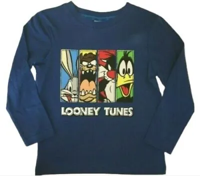 New Boys Looney Tunes Long Sleeved T-shirt/top.2-3 Or 3-4yrs. • £2.99