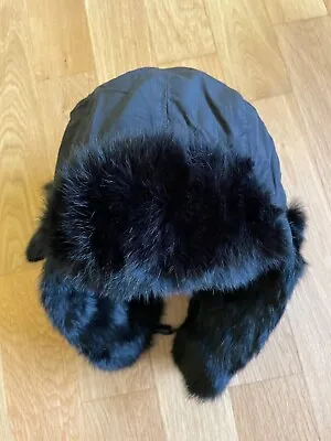 Wigens Rabbit Fur Melton Hunting Ear Flap Hat Size 61 • £60