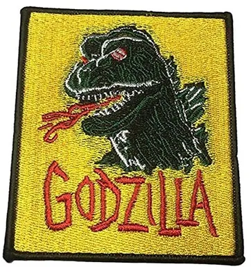 Godzilla Monster Square 4  Tall Embroidered Patch • $4.99