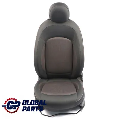 Mini Cooper One F56 Front Left N/S Cloth Seat Fabric Firework / Carbon Black • £129.99