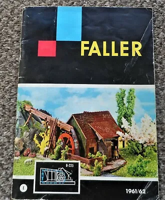 1961/62 FALLER RAILWAYS MODEL CATALOGUE Trains Brochure Leaflet Engines • £9.99
