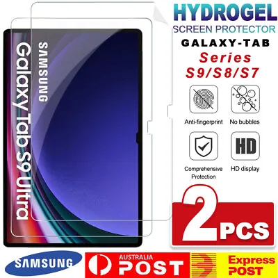 For Samsung Galaxy Tab S9 FE S8 S7 A7 A8 Ultra Plus + Screen Protector S6 Lite • $12.99
