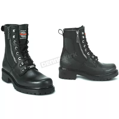 Milwaukee Mens Trooper Leather Boots - D Width - MB41626  (Mens Size 13 - Black) • $126