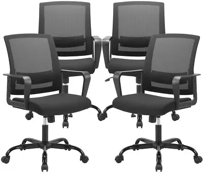 CLATINA Ergonomic Rolling Mesh Desk Chair With Executive Lumbar Support Swivel • $239.98
