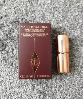 Charlotte Tilbury Matte Revolution Pillow Talk Lipstick 1.1g Mini Sample Size • £11.99