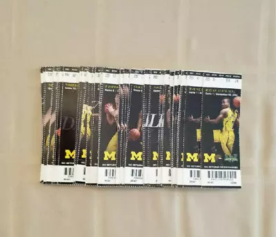 2014-15 Michigan Wolverines Basketball Ticket Stubs • $6