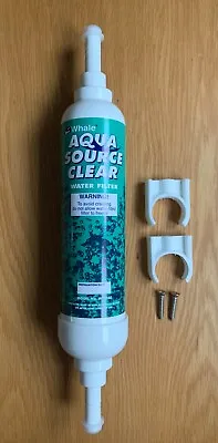 WHALE 15mm Aquasource Inline Fresh Water Filter Caravan Motorhome WF1530 • £35.95