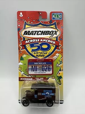 2001 Matchbox Across America 1921 Ford Model T Michigan New • $5