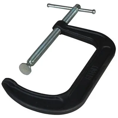 C-Clamp 6 In. Capacity Drop Forged 3-1/2 Throat Depth Welding Woodworking • $11.99