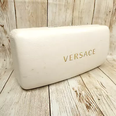 Versace White Leather Sunglasses Clam Shell Hard CASE ONLY • $11.96
