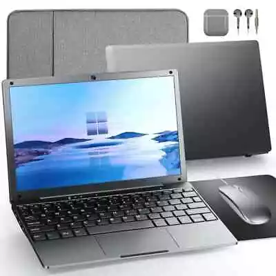 10'' Laptop Windows 11 Notebook 8GB+128GB Intel Celeron Quad-Core With Bag Mouse • $199