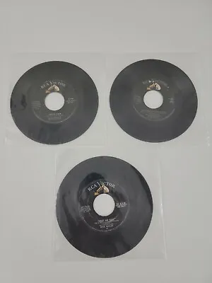 ELVIS PRESLEY Lot Of 3 RCA Victor 45's Jailhouse Rock Are You Lonesome Tonight • $16