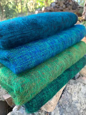 Soft Himalaya Yak Wool Blanket Meditation Shawl - Handmade In Nepal • $45