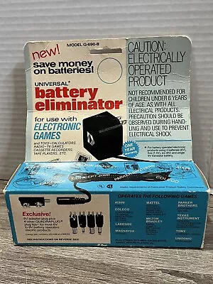 1970s Universal Battery Eliminator AC Adaptor 9 Volts Vintage With 1 Adapter Plg • $20