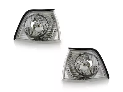 Euro Crystal Clear Corner Light Pair For 92-99  E36 3 Series 4D Sedan 3D Compact • $22.95