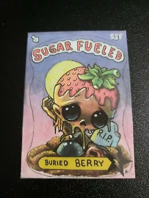 SUGAR FUELED Garbage Pail Kids Michael Banks BURIED BERRY SIGNED SKETCH PRINT • $25