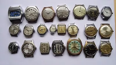 Big Lot Vintage Watches Mechanical Handwinding Handwinder Watch Old Ancien • £10