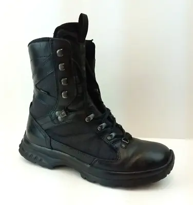 Hanwag Black Leather Military Combat Boots (8.5 US) • $57.40