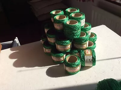 £50 • Buy Twilleys Washable Goldfingering Metallic Yarn In Green