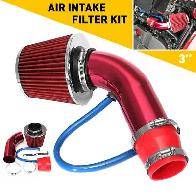 Cold Air Intake Filter Induction Kit Pipe Power Flow Hose System Accessories EOA • $40.99