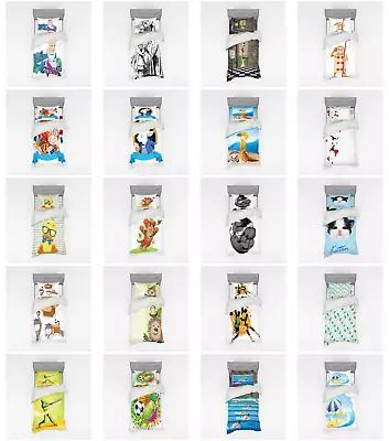$85.99 • Buy Ambesonne Cartoon Art Bedding Set Duvet Cover Sham Fitted Sheet In 3 Sizes