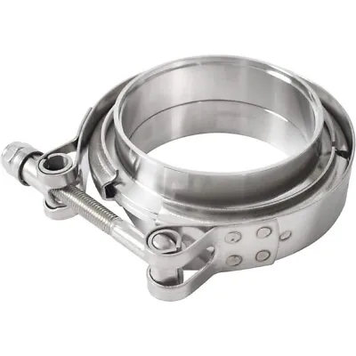 Blitech V Band Clamp 4  Inch Stainless Steel Flange Male-Female For Exhaust Pipe • $25.95
