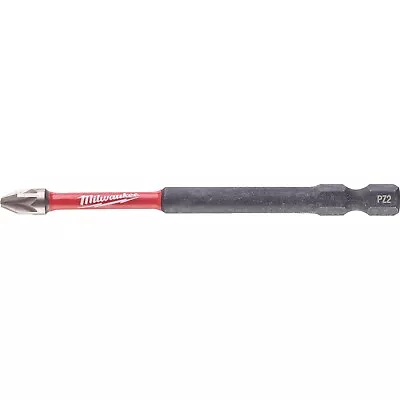 Milwaukee Shockwave Impact Duty Pozi Screwdriver Bit - PZ2 X 90mm (1 Pack) • £7.18