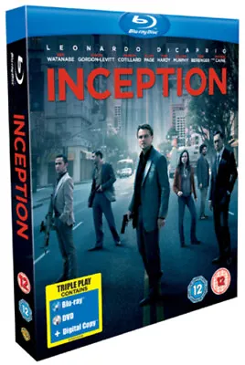 Inception Blu-ray (2010) Leonardo DiCaprio Nolan (DIR) Cert 12 3 Discs • £2.29