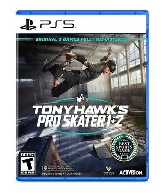 Tony Hawk Pro Skater 1+2 - PlayStation 5 Standard Edition New Video Games • $137.87