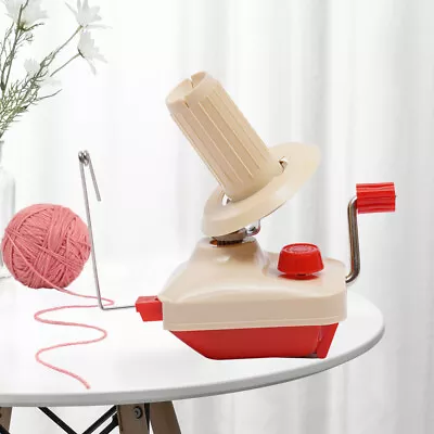 Hand Operated Knitting Roll String Yarn Fiber Wool Thread Ball Winder Holder UK • £8