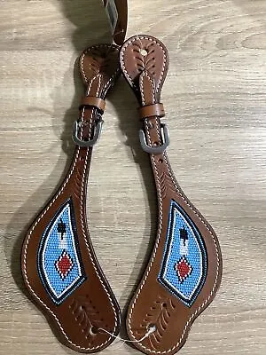 Cody Pro - Ladies Western Spur Straps - Beaded - #O • $25.38