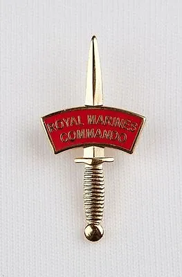 £2.90 • Buy 45 Commando Royal Marines Dagger Lapel Pin Or Walking Stick Mount
