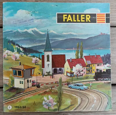 Faller Catalogue 1963/64 Model Railways Modeller English Airplane Models Fa-mos • £17.60