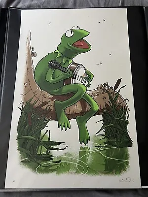 Joshua Budich “Someday We’ll Find It” Kermit Muppets AP Edition • $100