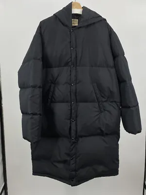 Helmut Lang Vintage 1997 Archive Black Puffer Jacket Size 50 Made In Italy • $1500