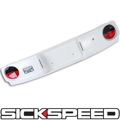 White Fiber Glass Finish Panel W/ Red/black Tail Lights & Harness For Miata  Na • $399.88