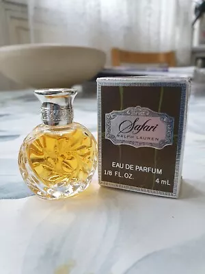 Safari By Ralph Lauren 🌸 Women’s Eau De Parfum 4ml Miniature Vintage Boxed • £15.99