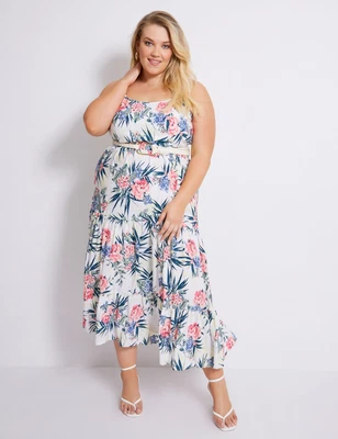 $20.38 • Buy AUTOGRAPH - Plus Size - Womens Dresses -  Smocked Back Maxi Dress
