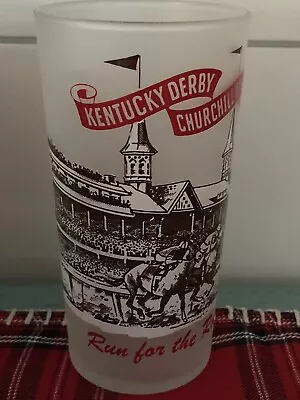 Vintage Kentucky Derby Mint Bourbon Julep Glass 1965 Hurchill Downs Excellent • $26.99